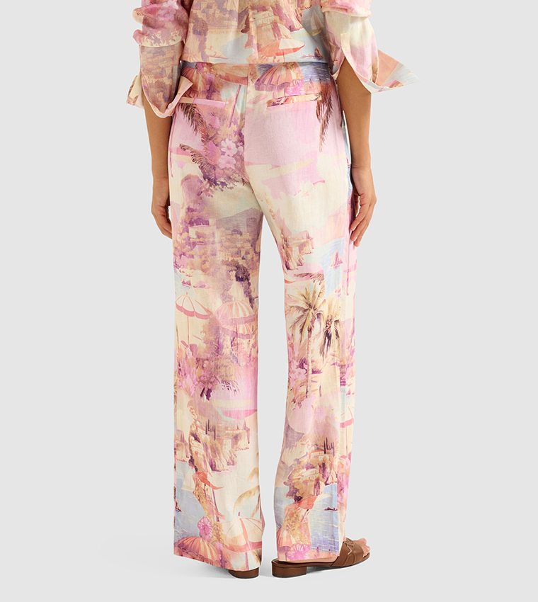 MILEY Linen Wide Leg Pants