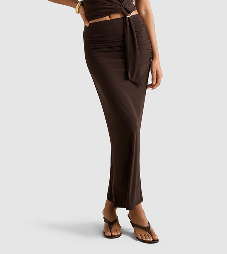 JAZELLE Jersey Maxi Skirt