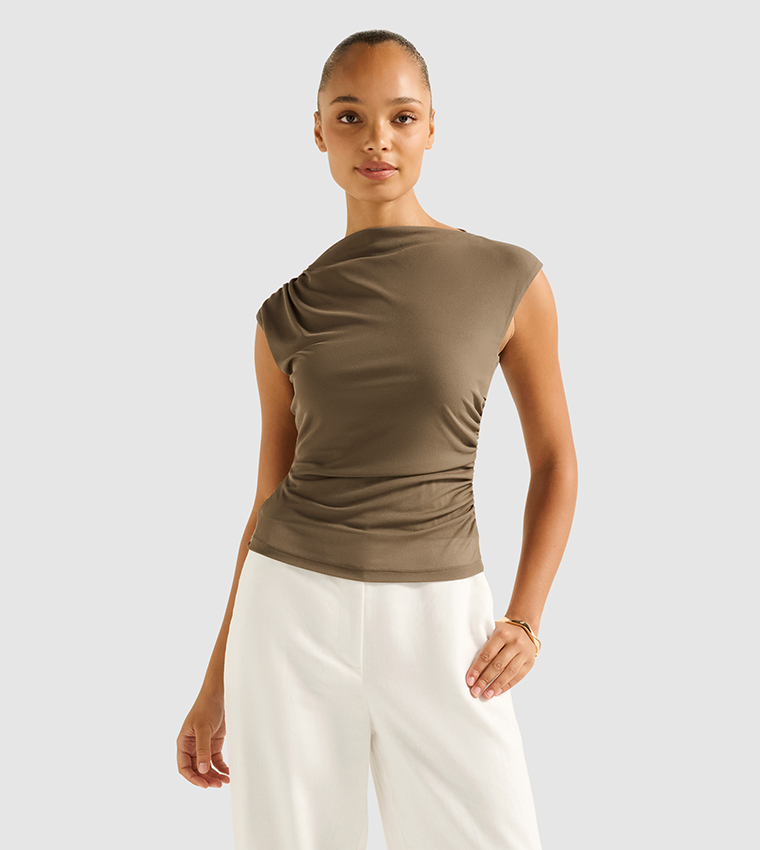 MEL Extended Sleeves Mesh Top
