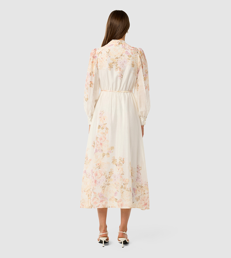 PRIMROSE Floral Printed Midi Dress