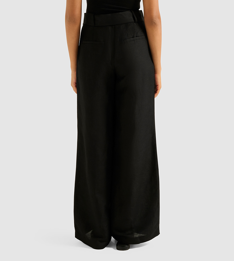 ALICW Belted Wide Leg Pants