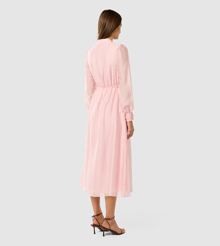 YASMIN Floral Appliqued Midi Dress