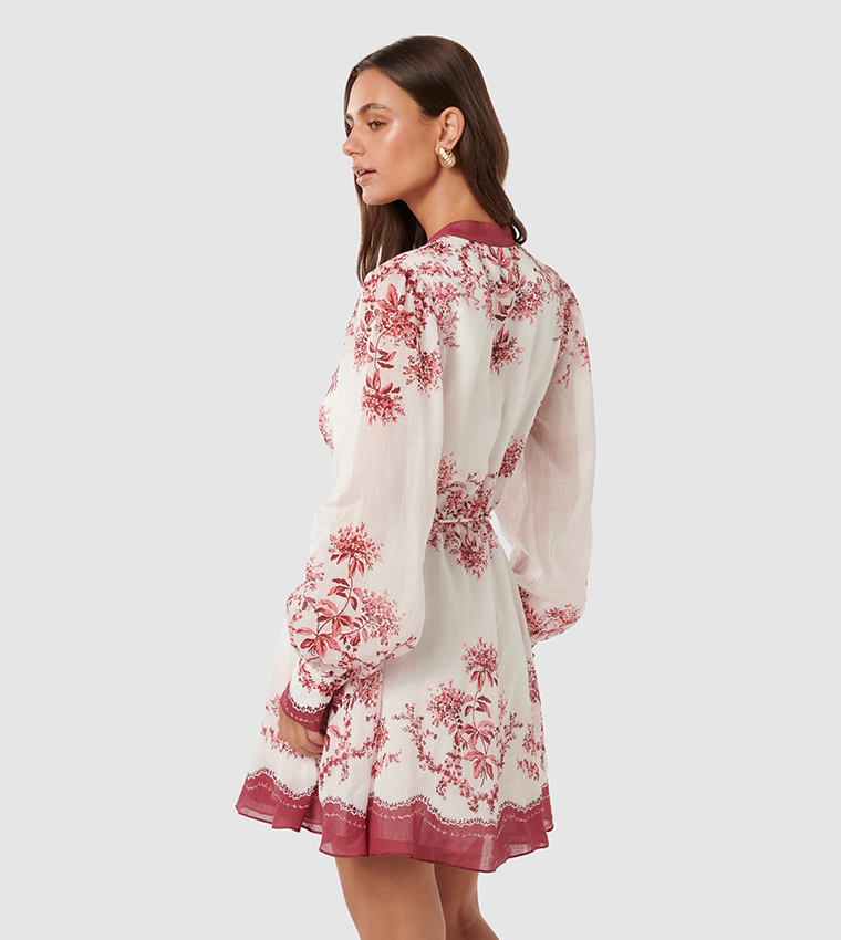 MELANIE Floral Printed Mini Dress