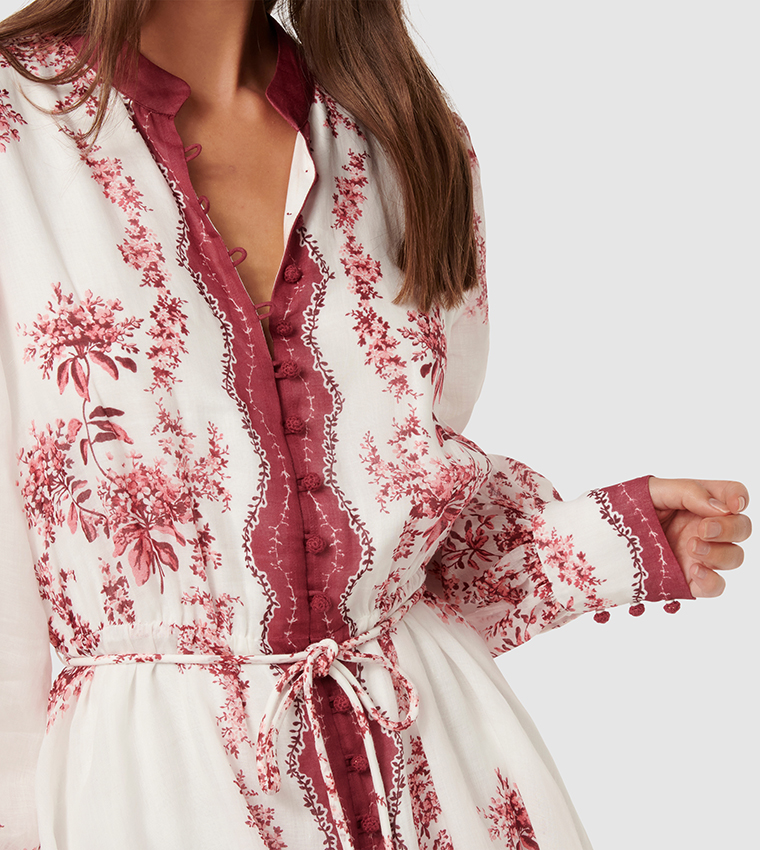 MELANIE Floral Printed Mini Dress