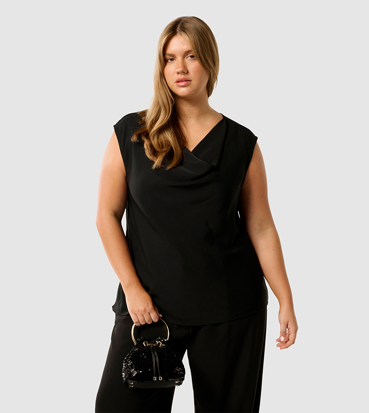 STELLA Sequined Drawstring Bag