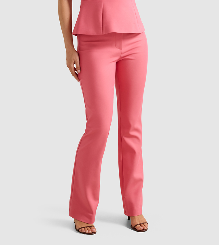 KEISHA High Waist Flared Pants