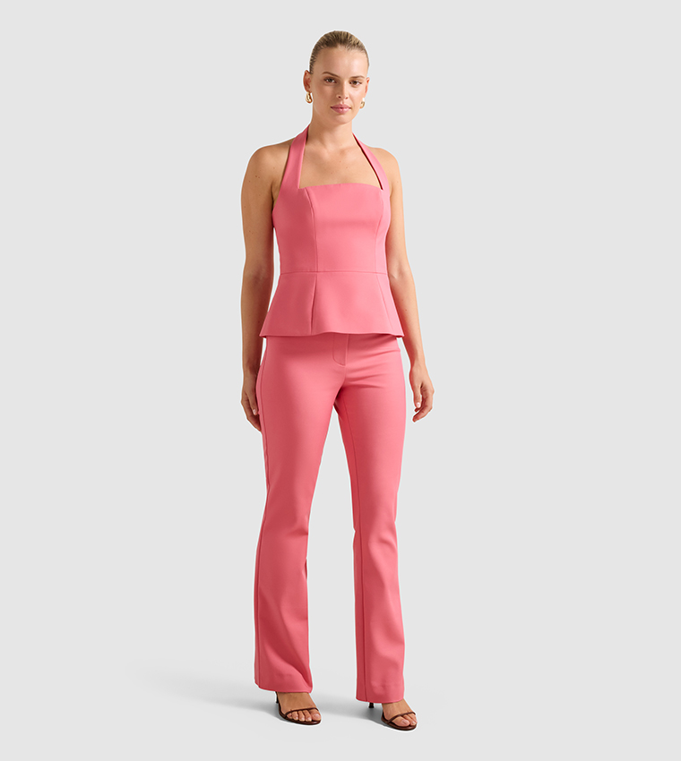 KEISHA High Waist Flared Pants