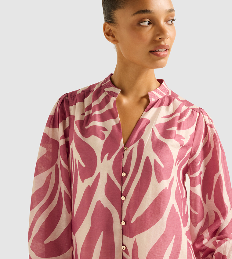 ADALINE Printed Long Sleeves Top