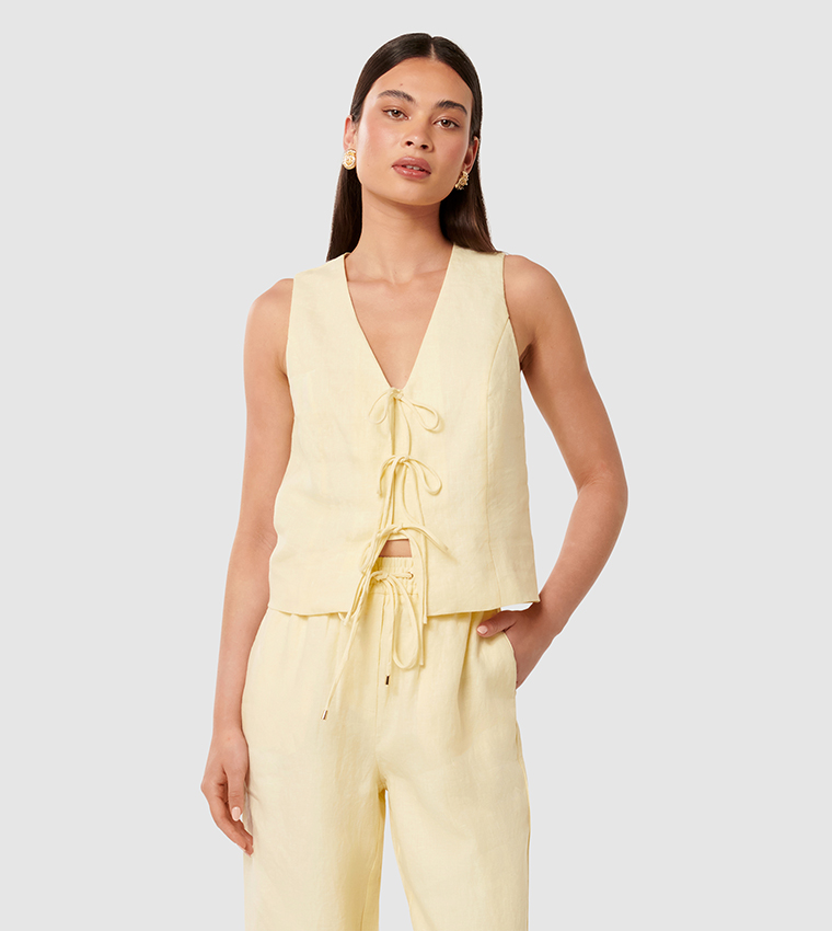 ERIN Tie Front Waistcoat