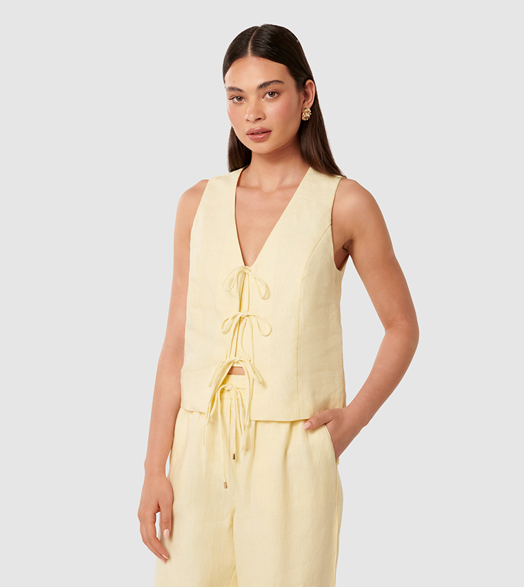 ERIN Tie Front Waistcoat