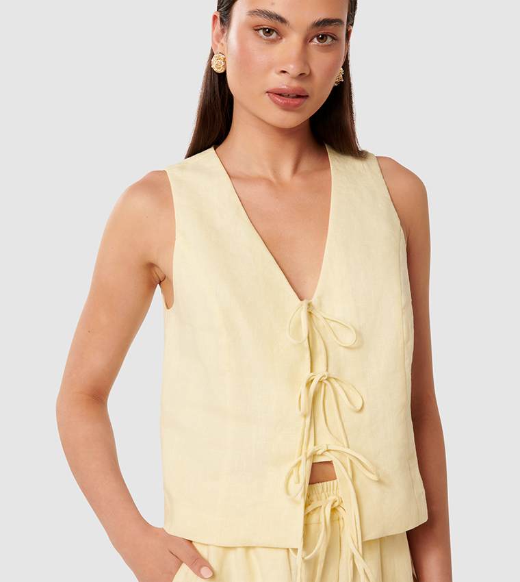 ERIN Tie Front Waistcoat