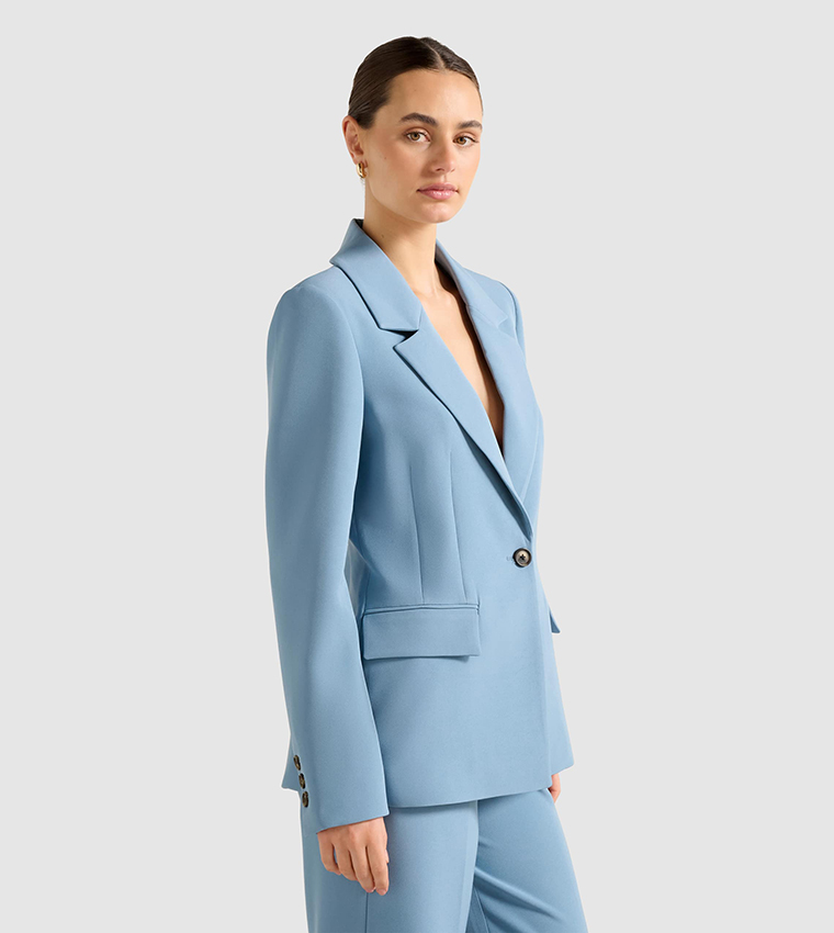 ARIEL Sculpt Single Breasted Blazer