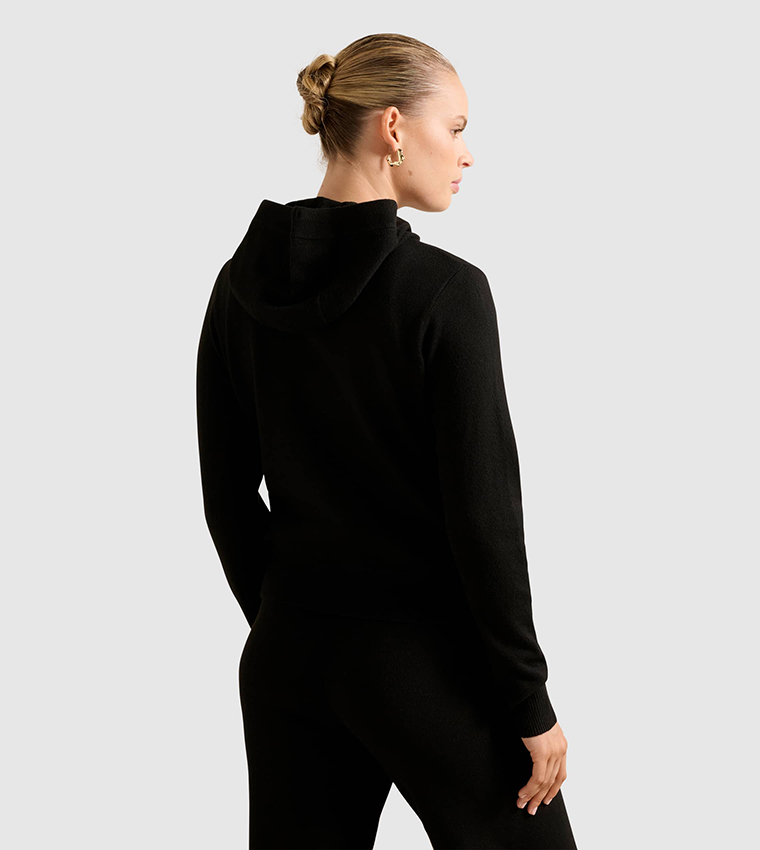 HAZEL Knitted Hooded Jacket