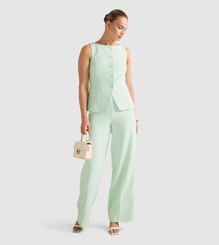 ORCHID Boat Neck Waistcoat