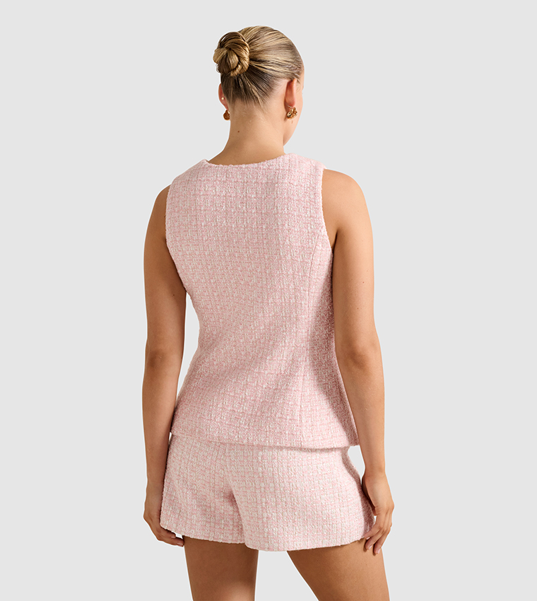 LISA Tweed Boucle Waistcoat
