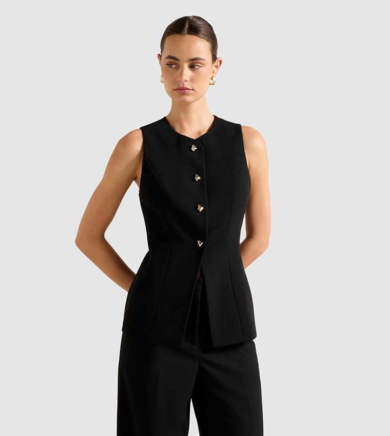 HENDRIX Solid Waistcoat