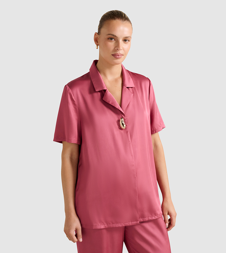 CARRIE Short Sleeves Oversized Shirt