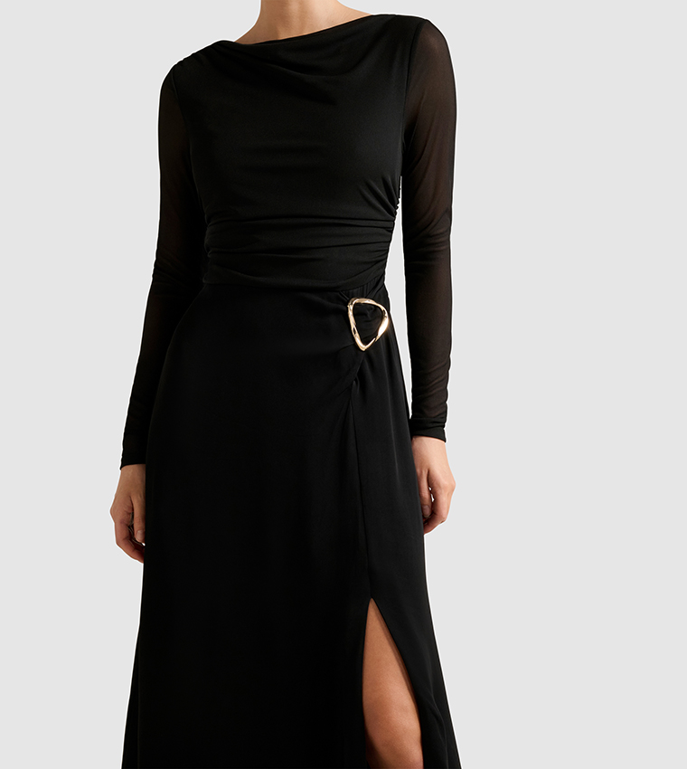 ARABELLA 2 in 1 Slit Midi Dress