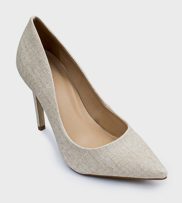 Buy Fyor Pointed Toe Stiletto Heels Pumps In Grey 6thStreet Bahrain