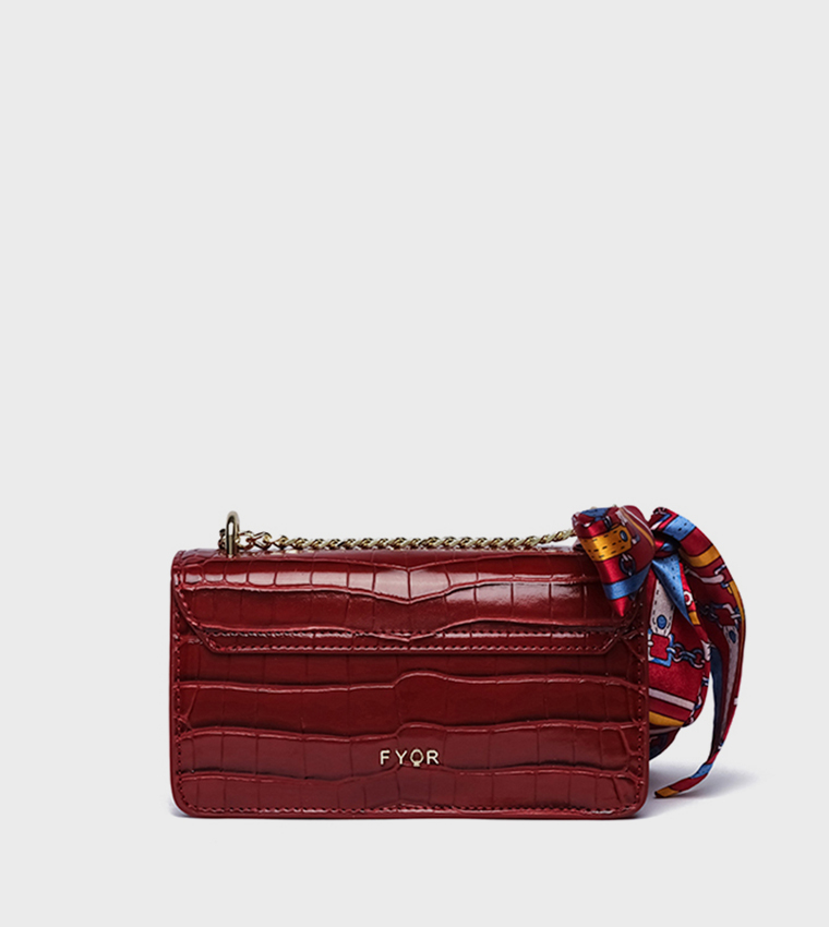 Textured Convertible Crossbody Bag