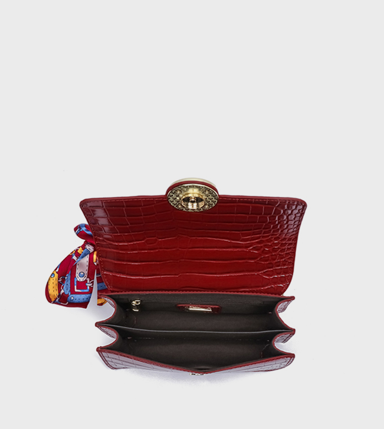 Textured Convertible Crossbody Bag