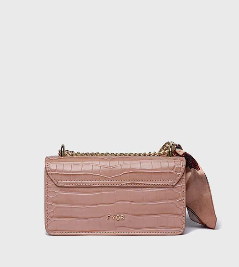 Textured Convertible Crossbody Bag
