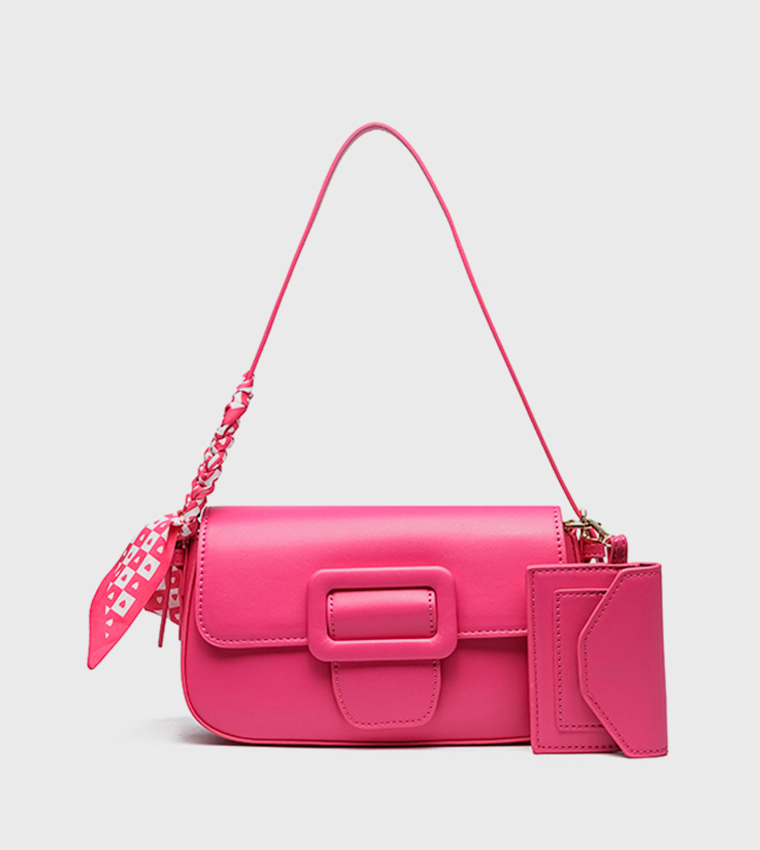 Textured Shoulder Bag