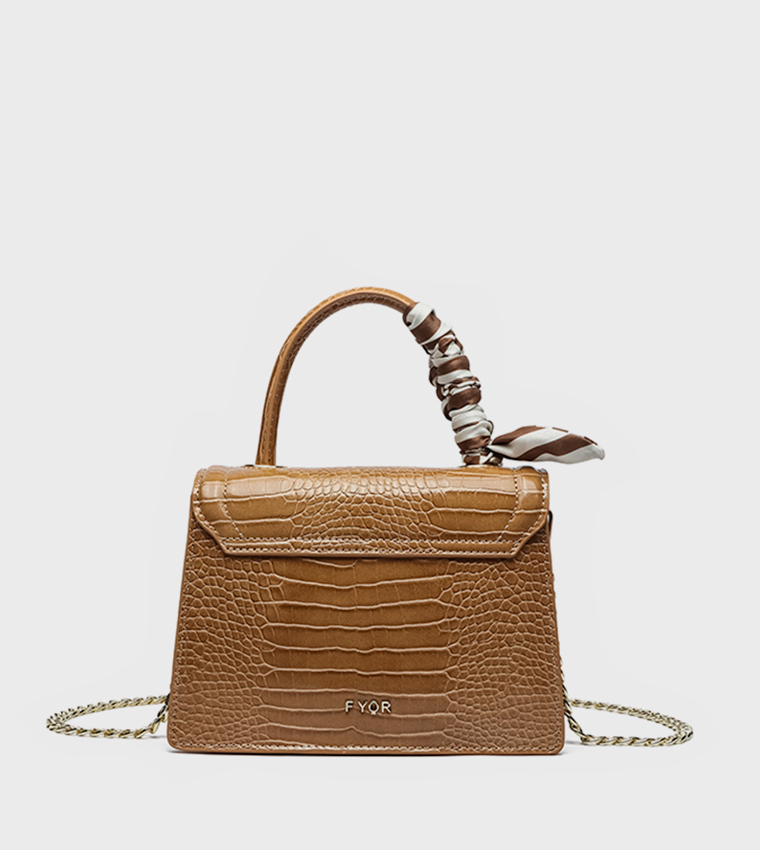 Textured Convertible Handheld Bag