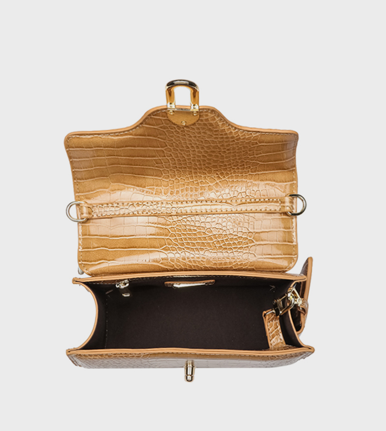 Textured Convertible Handheld Bag