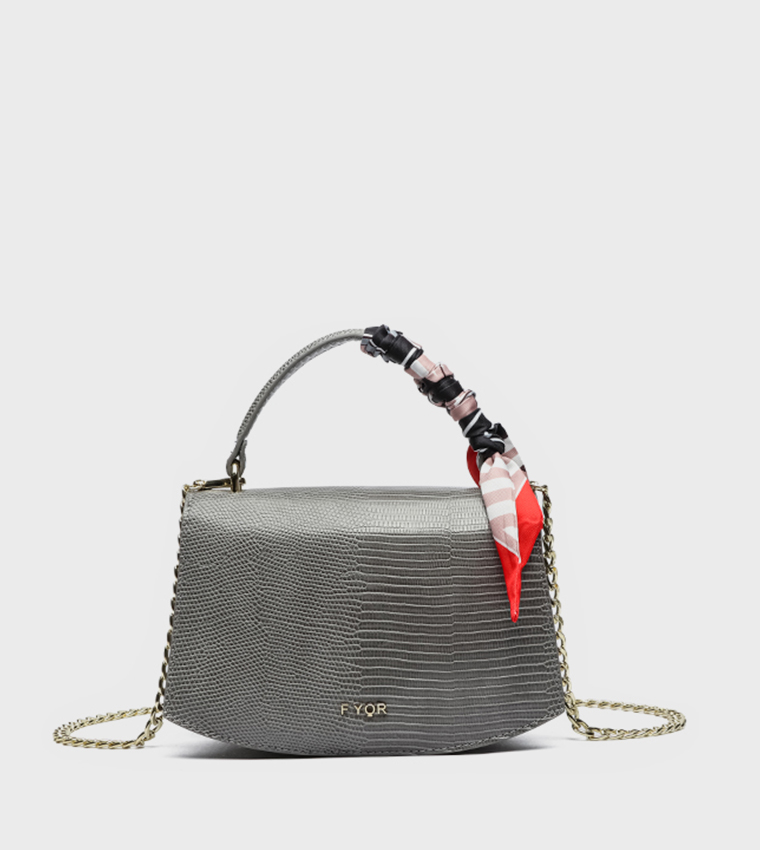 Textured Convertible Handheld Bag