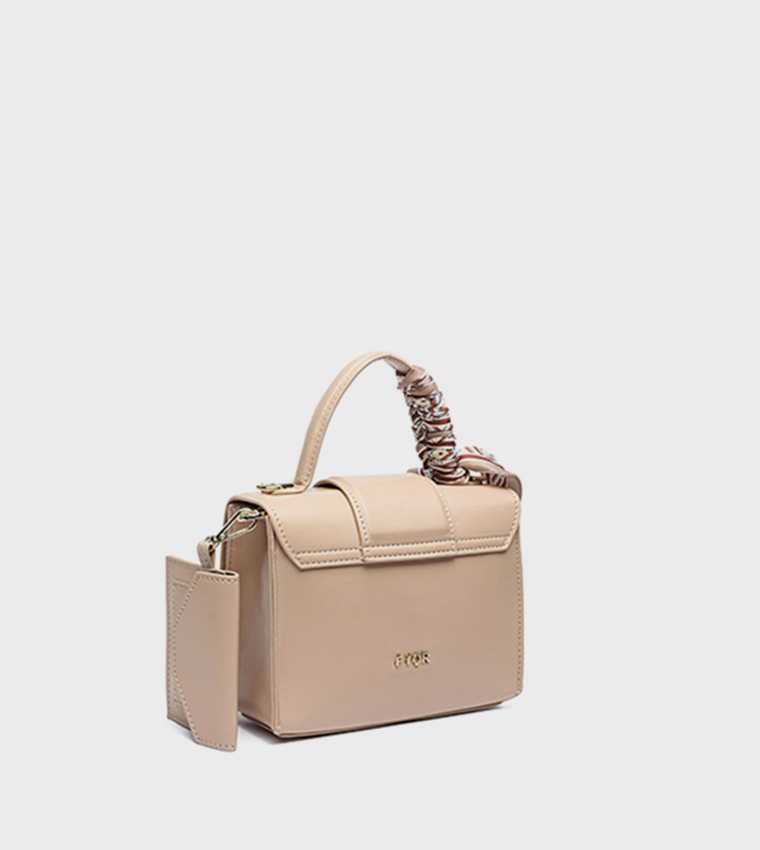Textured Convertible Handheld Bag