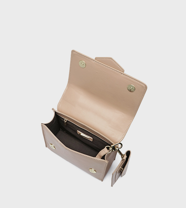 Textured Convertible Handheld Bag