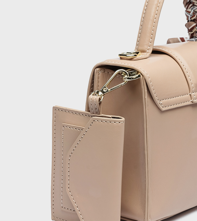 Textured Convertible Handheld Bag