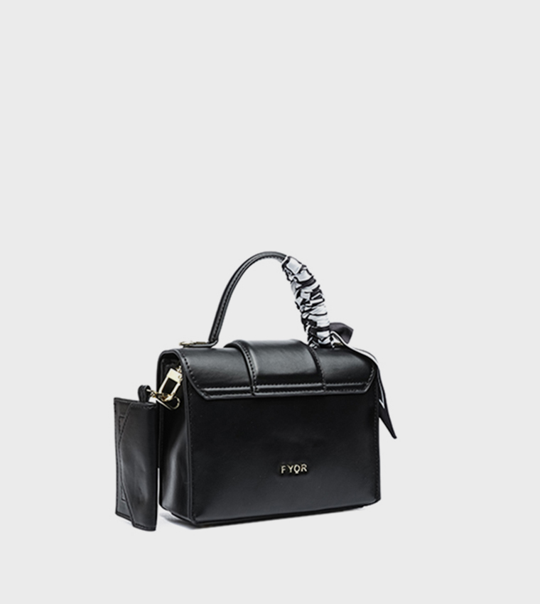 Textured Convertible Handheld Bag