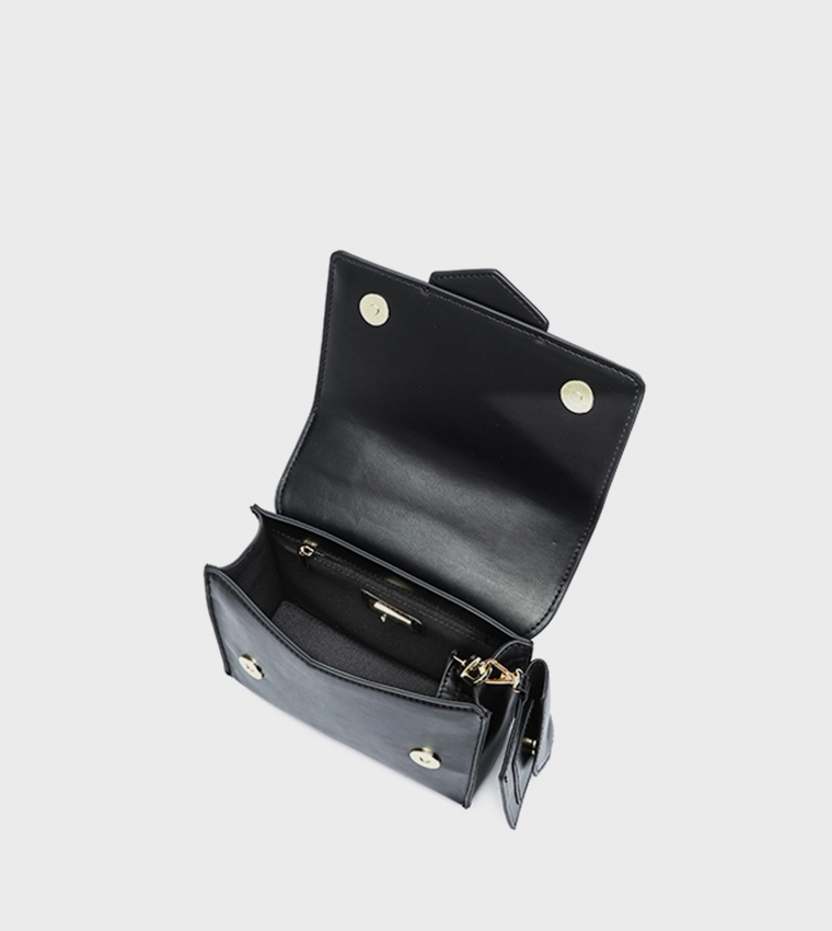 Textured Convertible Handheld Bag