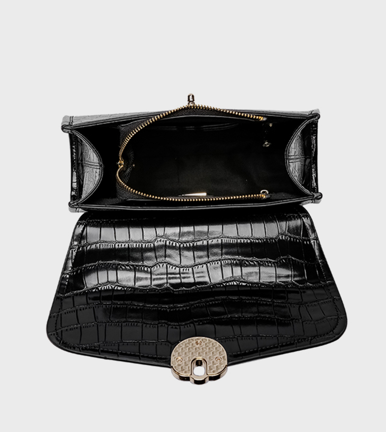 Textured Convertible Handheld Bag