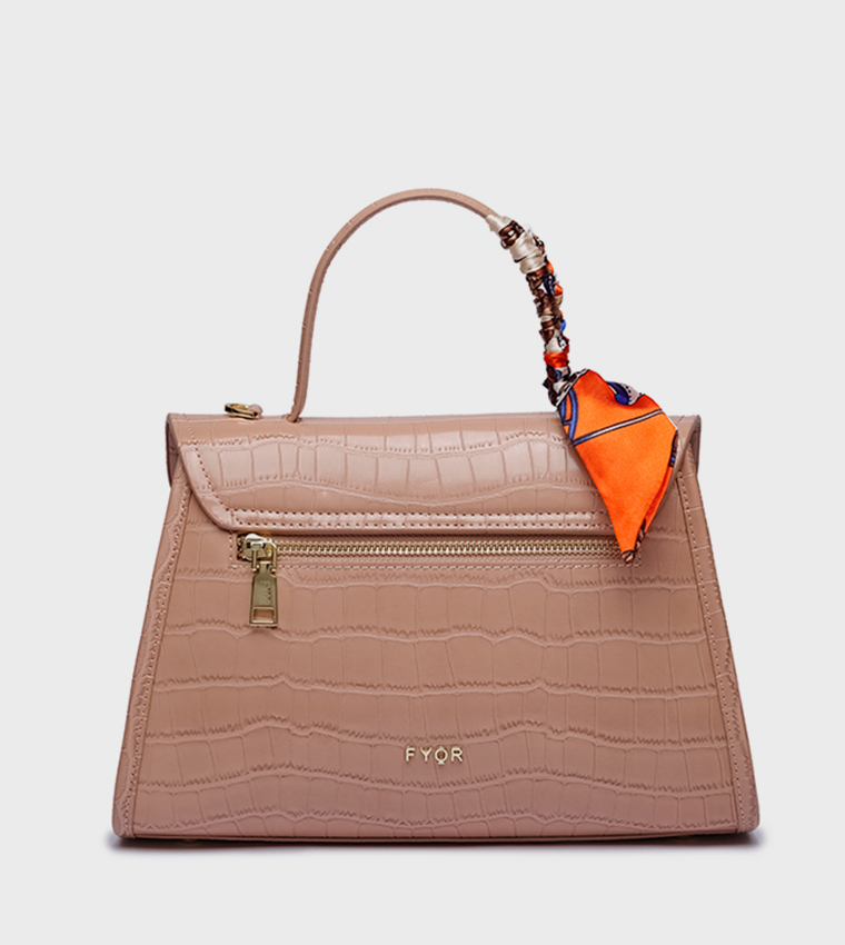 Textured Convertible Handheld Bag