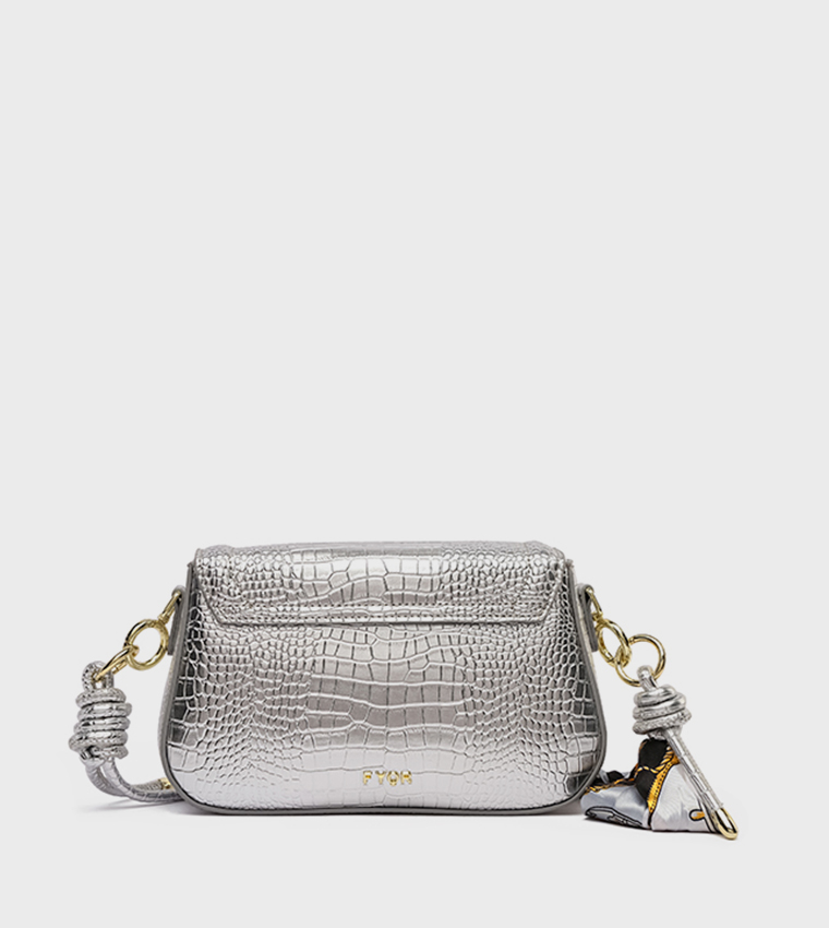 Textured Convertible Crossbody Bag