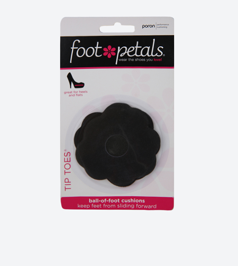 Tip Toes Ball Of Foot Cushions - Black