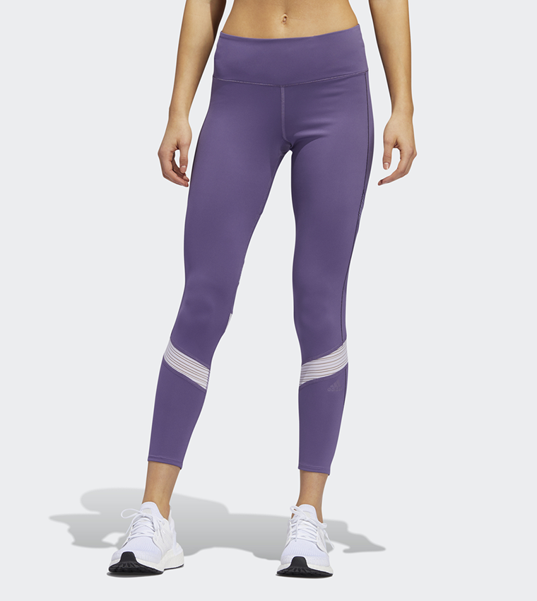 Buy Under Armour Women's HeatGear Capri Leggings Purple in Qatar -SSS