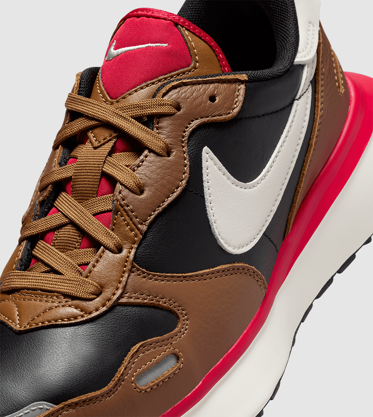 PHOENIX WAFFLE Leather Low Top Lace-Up Shoes