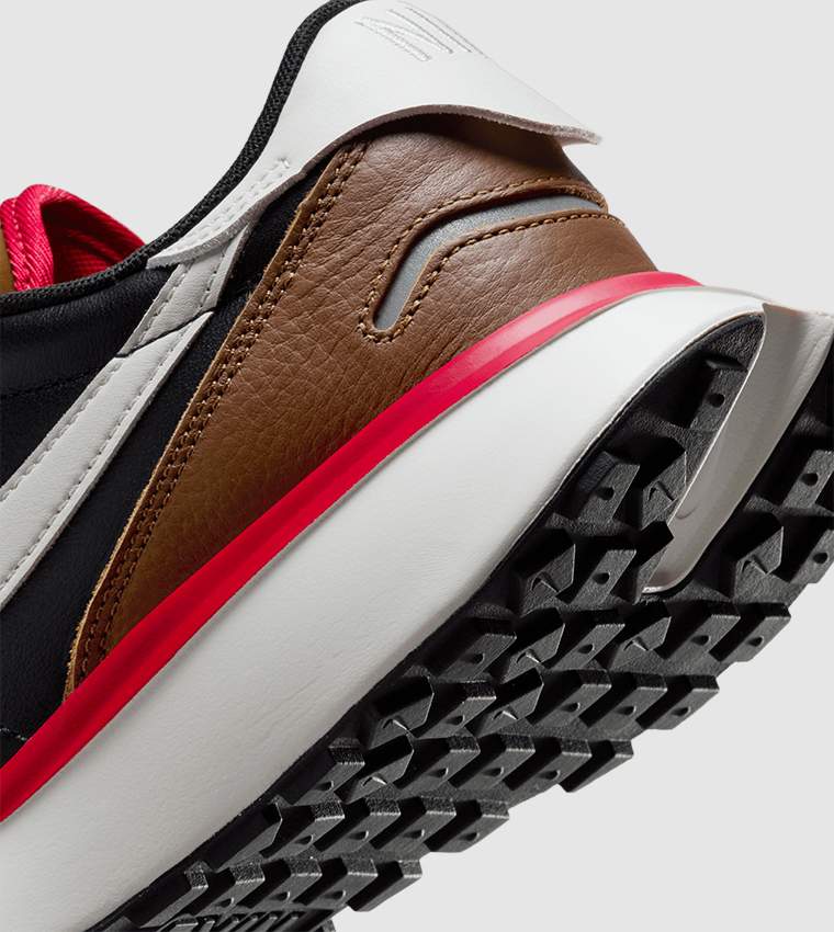 PHOENIX WAFFLE Leather Low Top Lace-Up Shoes