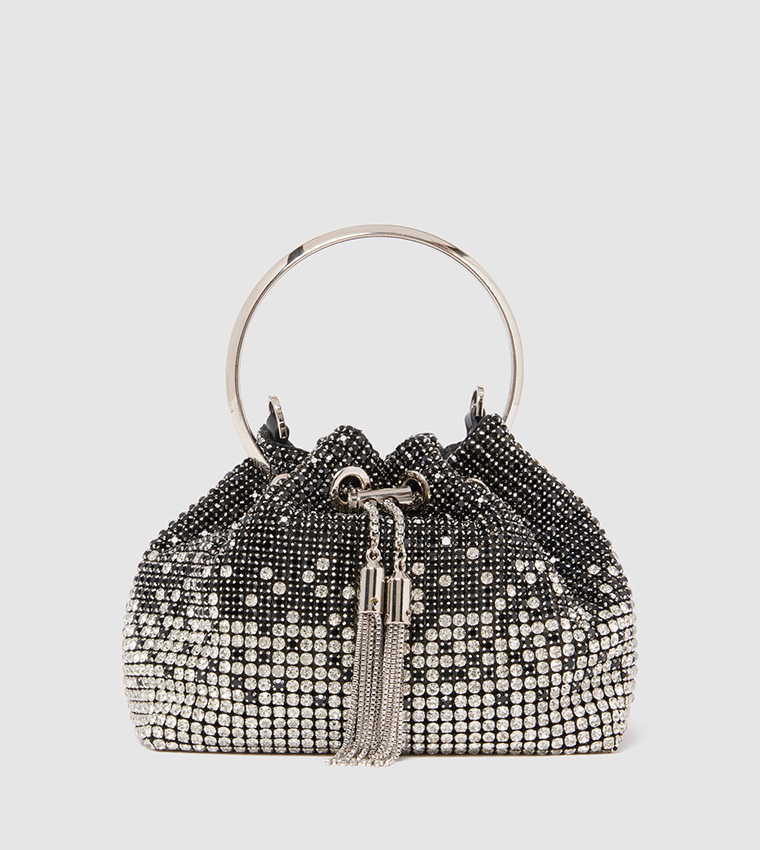 SKYLAH Embellished Bucket Bag