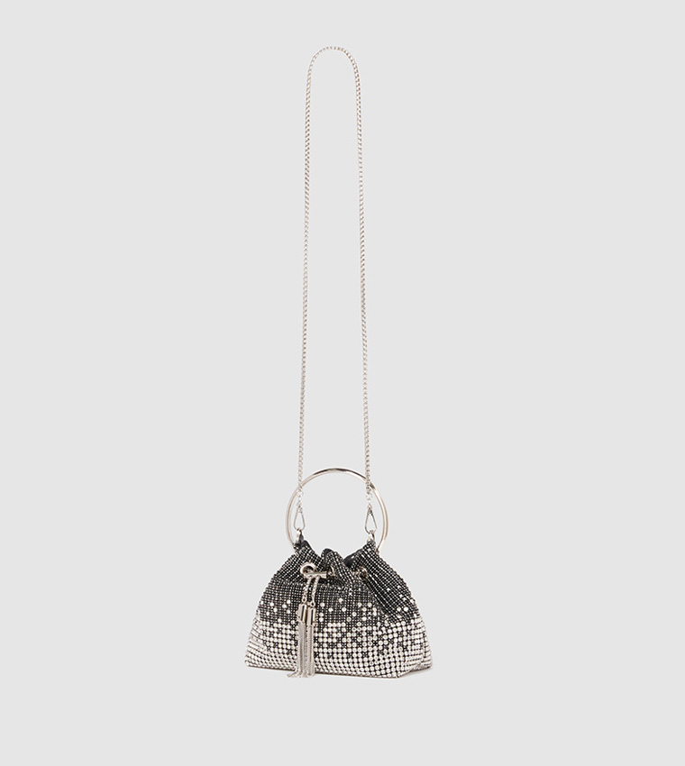 SKYLAH Embellished Bucket Bag