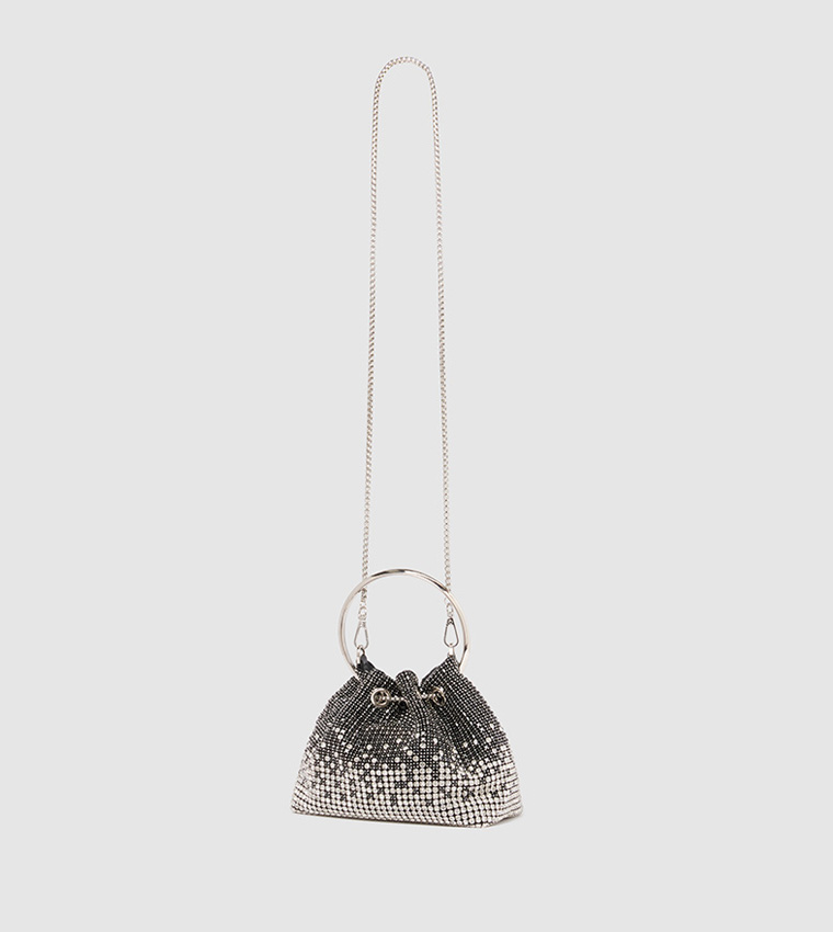 SKYLAH Embellished Bucket Bag
