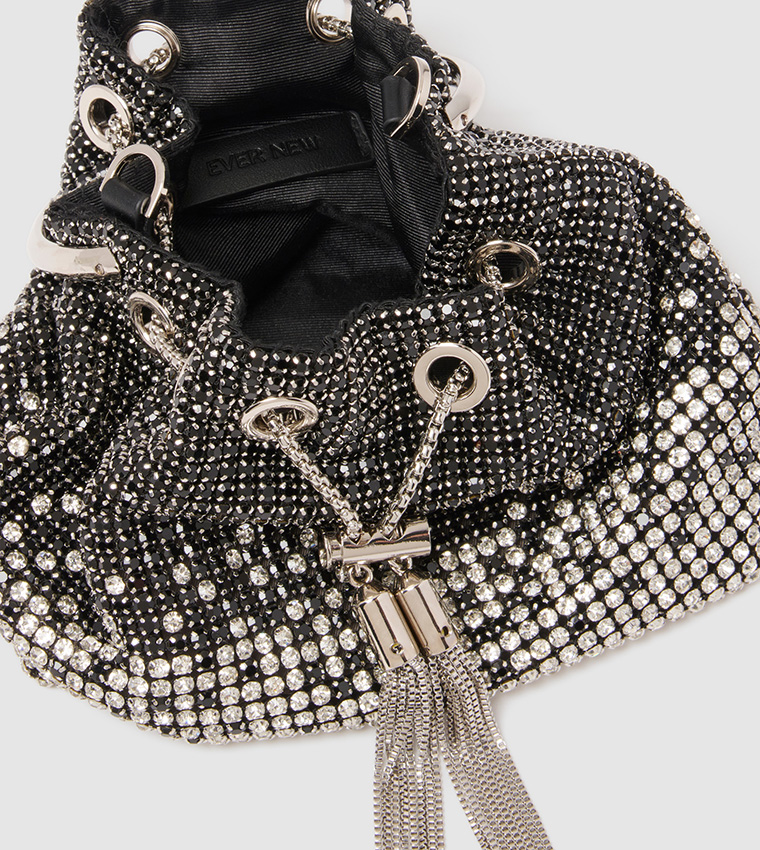 SKYLAH Embellished Bucket Bag
