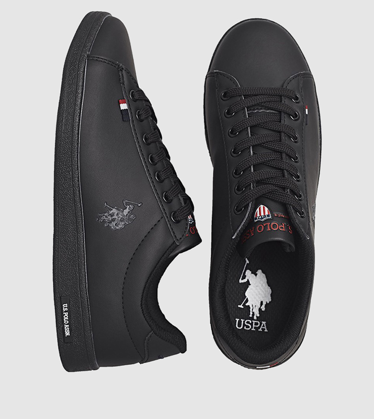 حذاء رياضي برقبة قصيرة و طبعة شعار فرانكو 2 بي ار 