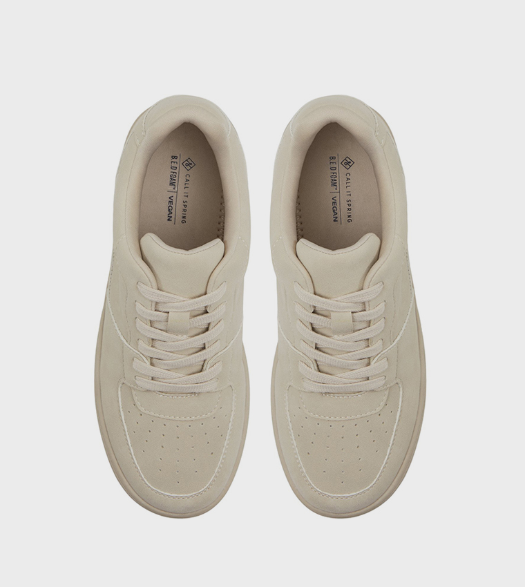 FRESH Flatform Lace-Up Sneakers