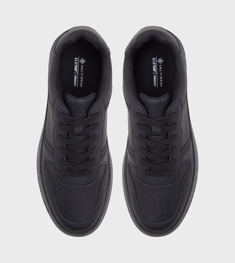 FRESHH_H Round Toe Lace-Up Sneakers