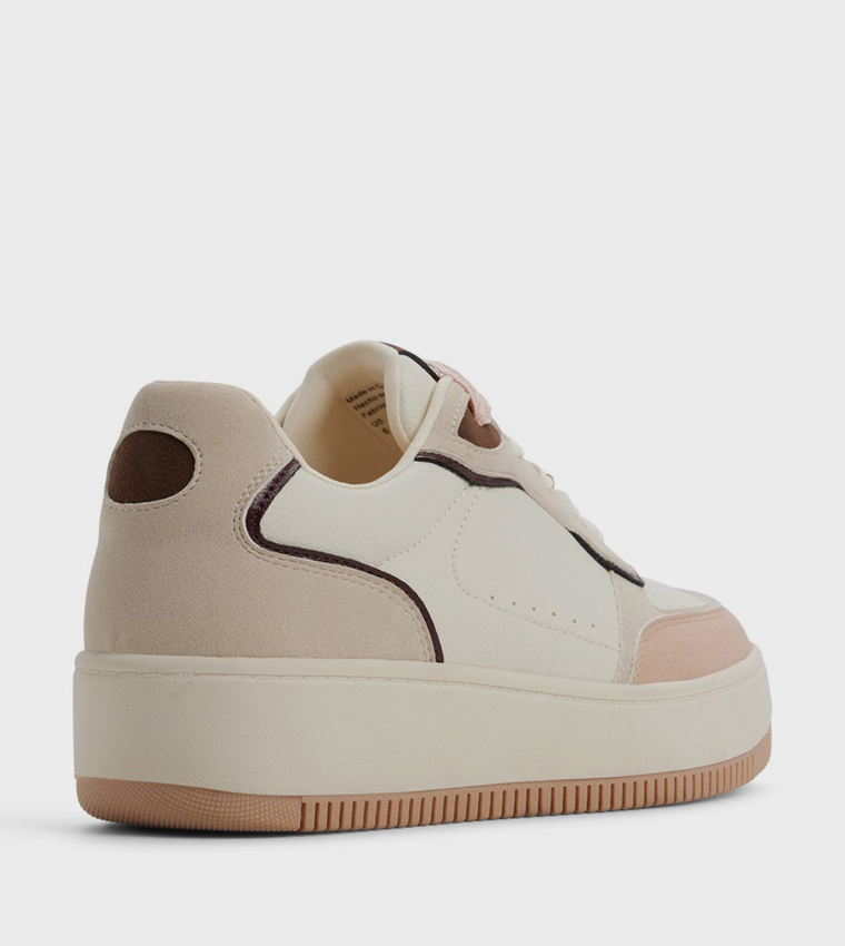 FRESHY Lace-Up Platform Sneakers